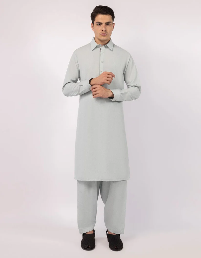 Light Mint Casual Kameez Shalwar